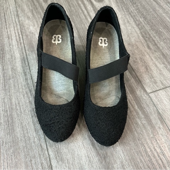 Betabrand Black Boucle Mary Jane Heels 7.5 - Picture 2 of 5